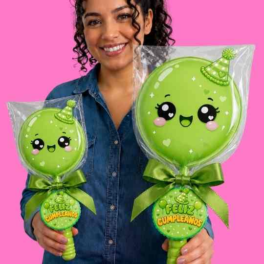 Globos cumpleaños verdes